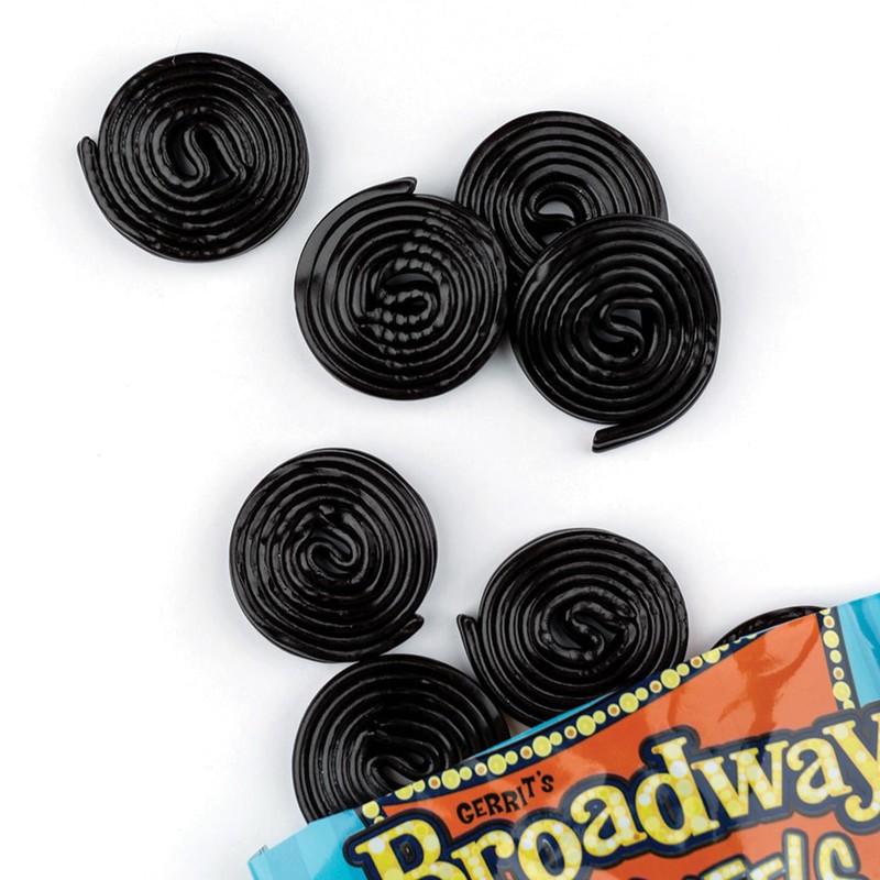 Broadway Black Licorice Wheels Candy, 4.4 Pound Bulk Bag, Licorice
