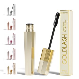 ROSEGOLD GOLDLASH Natural Eyelash Growth Serum Fuller Longer and Thicker Eyelashes - 95% Natural Made in France - Hormone-Free, Fragrance-Free - Vegan - 1 Month