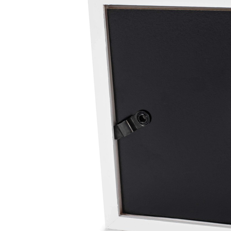 First Grandchild Picture Frame- White Double Hinged Tabletop Photo Frame