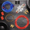 10GA Car Amplifier Cable Set Connection Set, 1500 W Subwoofer