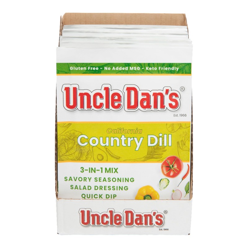 Uncle Dan's California Country Dill | Singles Case – 12