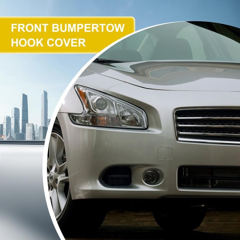 Goholy Car Front Bumper Tow Hook Cover Compatible with Nissan