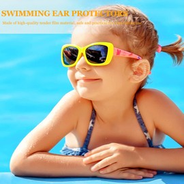 Healifty Baby Waterproof Ear Stickers Ear Protector Newborn Ear Protection for Swimming Showering Surfing Snorkeling Ear Stickers 60pcs