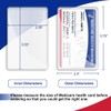16 Packs New Medicare Card Holder, 12Mil Clear Waterproof Medicare
