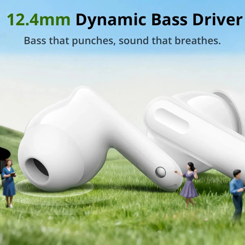 Audfonos Realme Techlife Buds Auriculares Inalmbricos Bluetooth 12.4mm Micrfono Dual