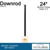 Minka-Aire 24 Inch Ceiling Fan Downrod - Coal - DR524-CL