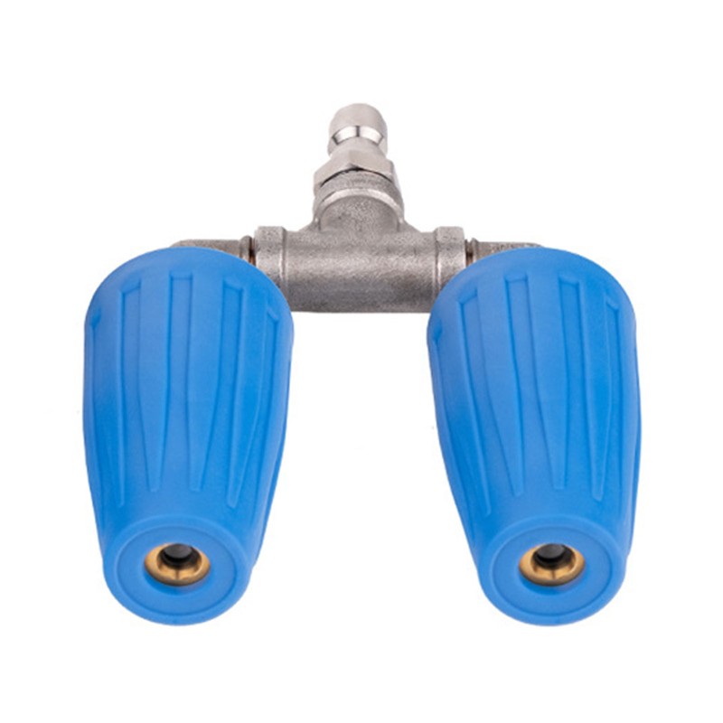 Pressure Washer Dual Turbo Nozzle 2mm Hole 4‑6GPM 4000PSI Pressure