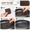 7 Pcs Plastic Pan Scraper Set, Non-Scratch Pot Scrapers for
