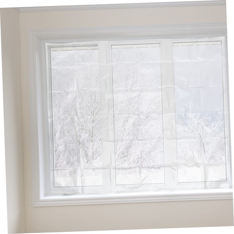 COHEALI Window Film Insulation Kit for Winter Transparent Winterizing Window
