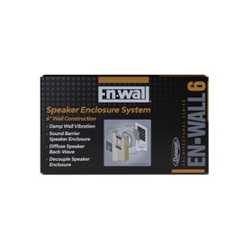Dynamat En-Wall Speaker Enclosure System – Reduces Vibration & Projects Clearer Sound into Your Room – Easy Install – for 6 Inch Walls – Made in USA