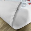 ABAKUHAUS Christmas Place Mats Retro Washable Fabric Dining Room Kitchen