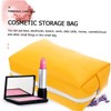 WOONEKY Portable Coin Bag Cosmetic Organizer with Zipper Convenient Storage