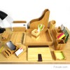 Woodquail Desk Business Card Holder, Made of Natural Bamboo