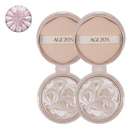 AGE2WENNESS Age20s AGE20s Pact Essence Cover Pact The Blooming Refill 2 pcs. No. 23 / 에이지투웨니스 AGE20s 팩트 에센스 커버 팩트 더 블루밍 리필2개 23호