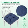 SQUARE MOON Chair Cushions for Dining Chairs, 3 Inch Thick
