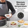 Hamilton Beach 7 Quart Slow Cooker with Space-Saving Folding Handles,