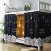 XGOPTS Bottom Bunk Bed Curtains, Students Dormitory Bunk Blackout Bed