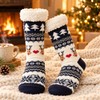 Women's Fuzzy Slipper Socks – Thick Plush Winter Socks with