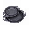 Zirbel Colander Foldable Set of 2 Pasta Strainer Space-Saving