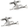 CIFIDET Silver Trumpet Cuff Links Fashion Men Shirt Cufflinks With