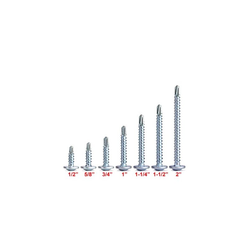 #8 x 1/2" Zinc Plated Phillips Wafer Modified Truss Head
