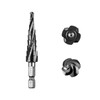 SALI M35 Hss Step Drill [Φ4-12mm,9 Step] Four Spiral Flute