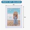 Somime 10 Pack Pre-Cut 18x24 White Picture Mats for 12x18