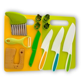 WoodsyNest Montessori Kitchen Toys for Toddlers – 13 Pieces Kids Safe Knife Set, Real Cooking Tools, Pretend Play Food, Educational Sensory Learning Toys for Boys, Girls Ages 3-12 Years