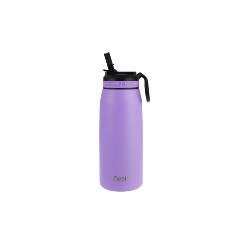Oasis Insulated Sports Bottle with Sipper, Lavender, 780 ml