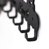 Deveosa Key Hooks Holder for Wall Decorative - Small Black