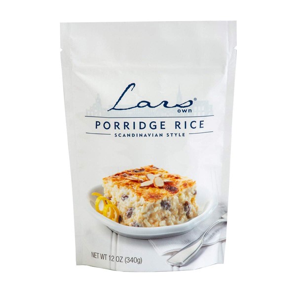 Lars Own Scandinavian Style Porridge Rice for Rice Pudding 12 oz