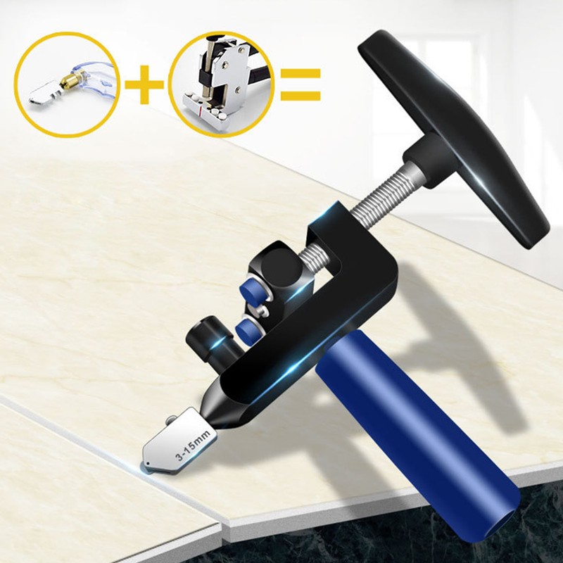 Glass Tile Cutter 2 in 1 Manual Cutting 3‑15mm Hand