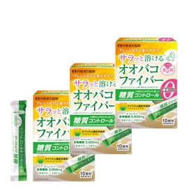 井藤漢方製薬 サラッと溶けるオオバコファイバー 10回分 30g（3g×10袋）×3個