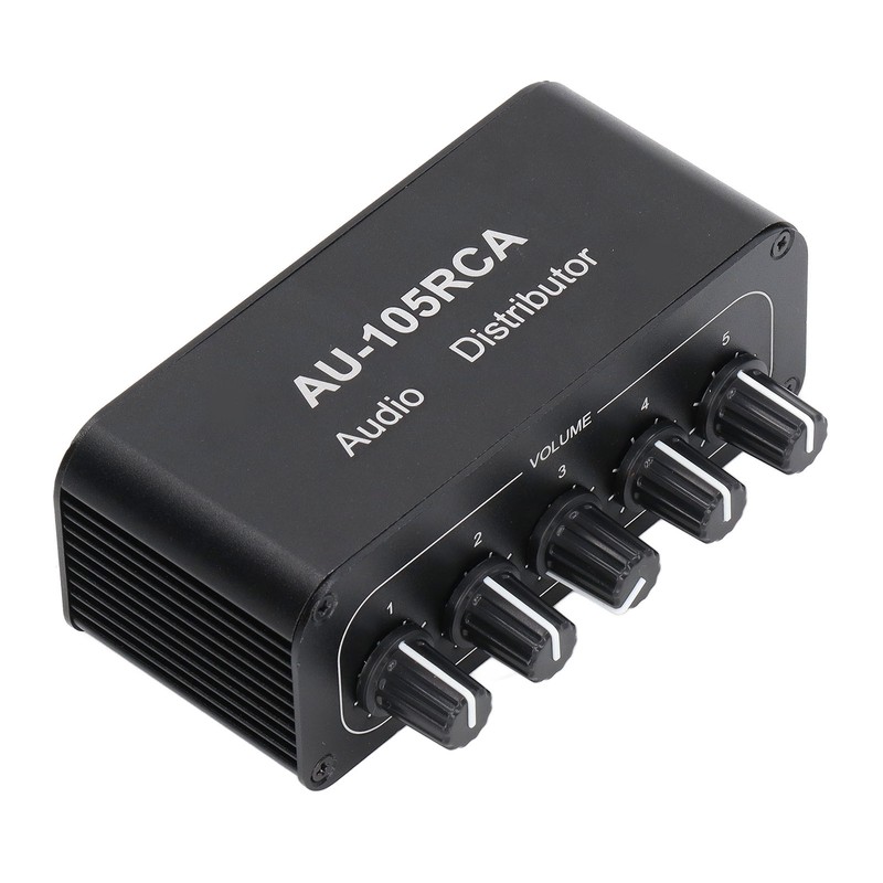 Bi Directional Audio Switcher High Fidelity 5 Way Audio Switch