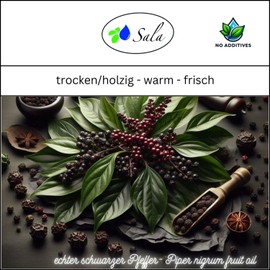 Sala Pepper Oil Black Aroma Essential Oil Natural Pure 10 ml