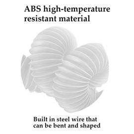 Siphon Sink Kit, Sink Drain Fitting Kit with Flexible Drain Hose, Sink Drain Pipe Kit, Anti-Clogging Odour Resistant, Bathroom, Kitchen, Extendible 300-1000 mm (White)