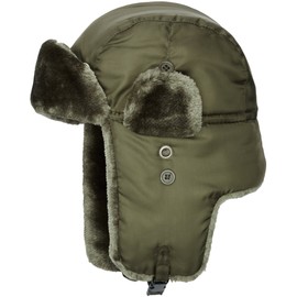 Pilot Hat, Black / Olive, MA1, olive, L