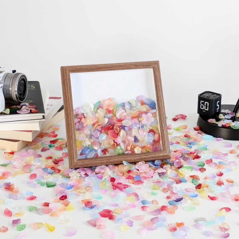 8x8 Wooden Picture Frame, 8x8 Square Picture Frame with 7x7