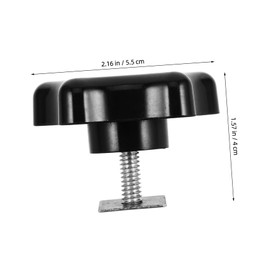 Kichvoe Camper Awning Knob Replacement Kit Easy Installation Awning Accessories with Square Washer for Rv Tent and Outdoor Canopy Support Durable Material