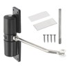 sourcing map Automatic Spring Door Closer Adjustable 40 lbs Self-Closing