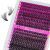 Wispy Eyelash Clusters 30D 40D Eyelash Clusters 9-16 mm Eyelash