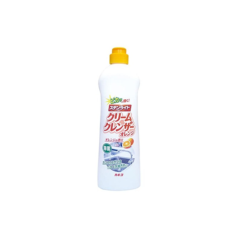Kaneyo Soap Liquid Cleanser, Stainless Steel, Crimp Cleanser, Orange Scent,
