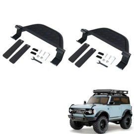JROAD Bronco Side Steps Compatible with Ford Bronco Accessories 2021 2022 2023 2/4 Door with Rock Rail,Carbon Steel & Black Coating Running Boards Steps for Bronco Accessories 2 Pieces (1 Pair)
