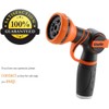 Giraffe Tools Garden Hose Nozzle 9 Adjustable Spray Modes Water