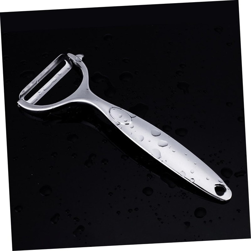 Mobestech 2Pcs Y Shape Stainless Steel Fruit Vegetable Peeler Ergonomic