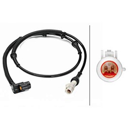 HELLA 6PT 014 494-871 Sensor, exhaust gas temperature - 2-pin connector - Bolted - Cable: 730mm