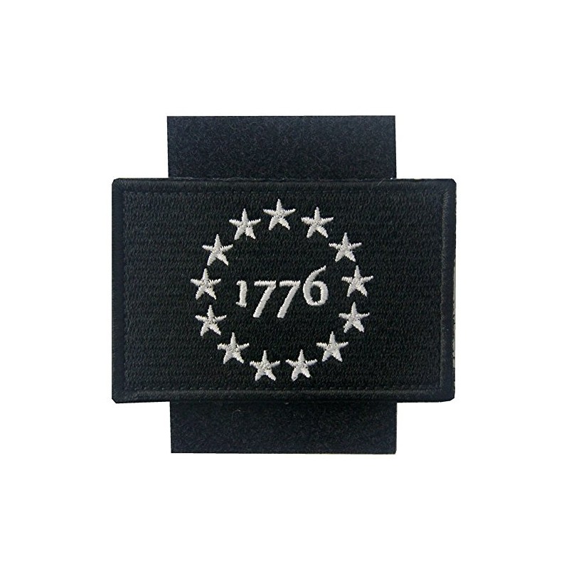 Tactical USA 1776 Patriot Milltary Embroidered Applique Morale Hook &