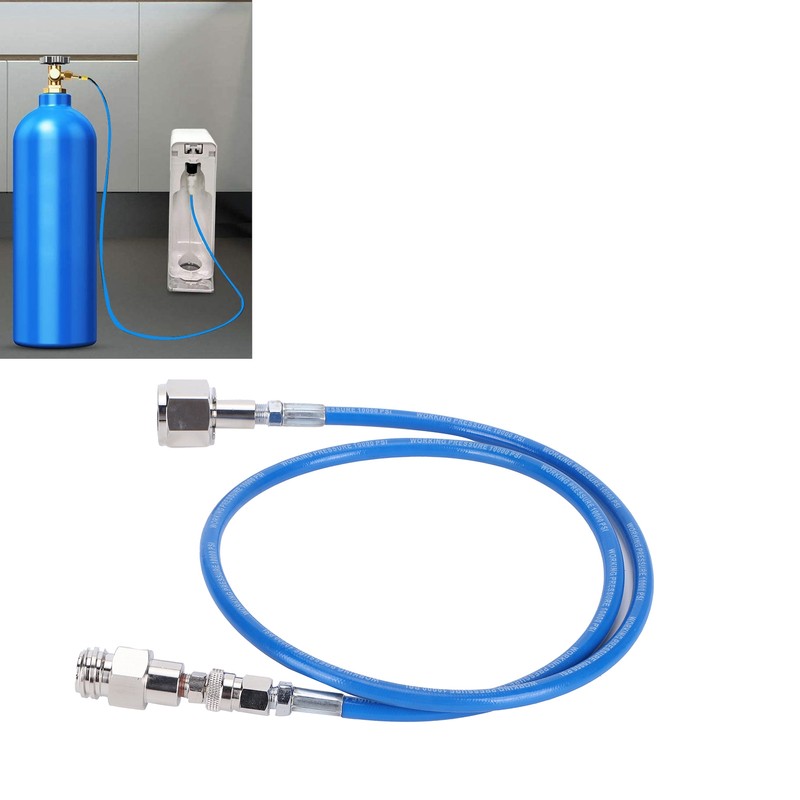 G5/8-14 1 Universal CO2 Gas Cylinder Soda Hose Adapter 1m