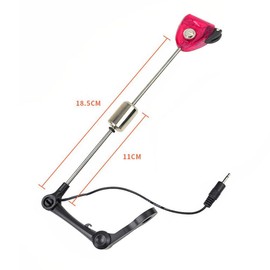 Carp Fishing Swing, 4 Colors Fish Bite Alarm, LED Illuminated Alarm Accessories for Outdoor Fishing