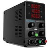 Jesverty DC Power Supply Variable, 0-30V 0-10A Adjustable Switching DC
